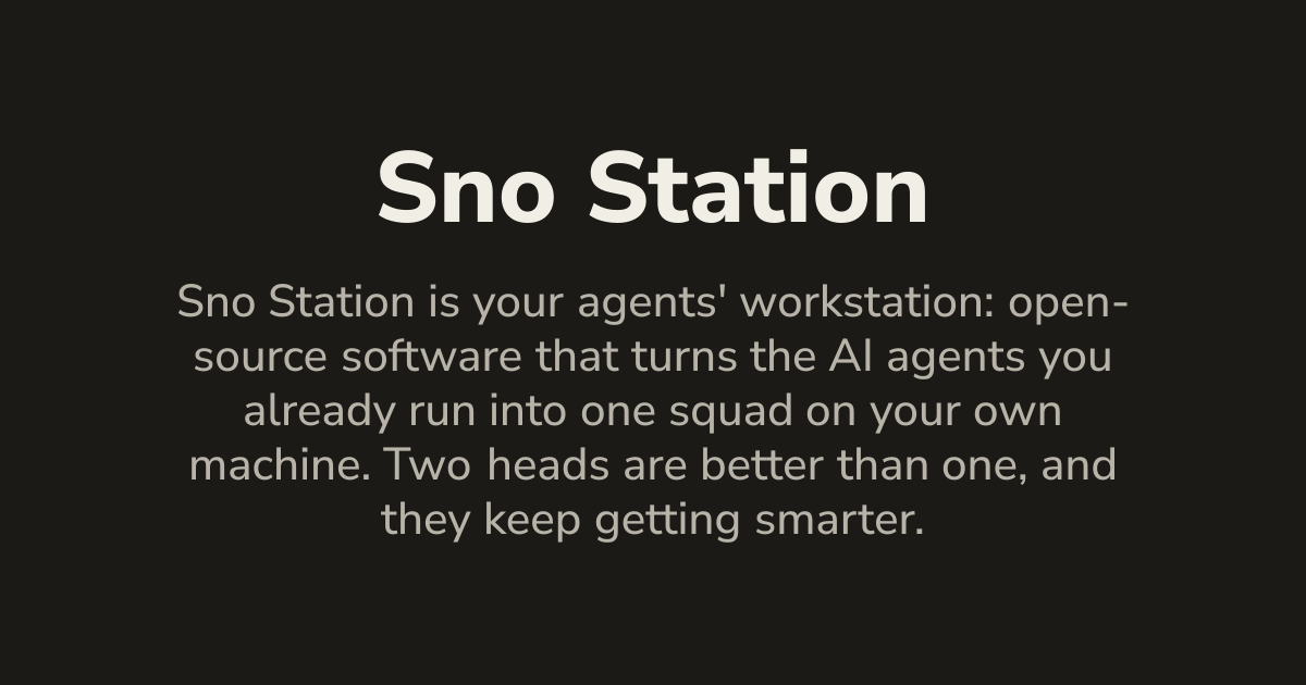 Download Sno CLI | Sno.ai